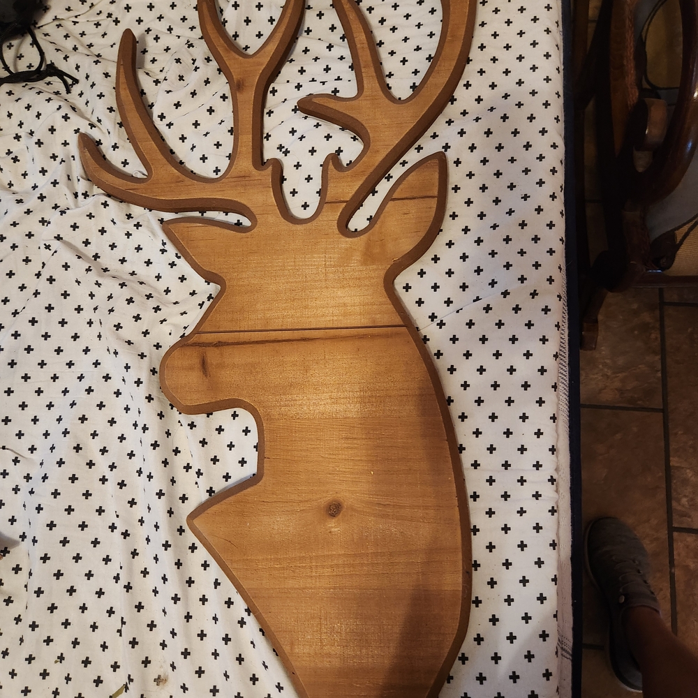 Hobby Lobby Natural Wood Deer Silhouette Wall Art